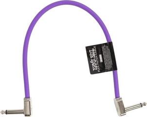 Cabo de patch Ernie Ball Flex Purple 30,48 cm Angular - Angular Cabo de patch