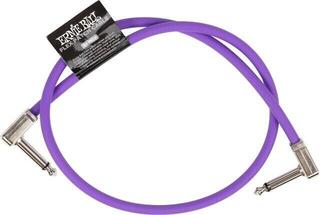 Patchkabel Ernie Ball Flex Purple 60,96 cm Winkelklinke - Winkelklinke Patchkabel