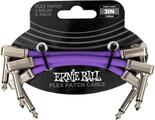 Ernie Ball Flex 3 Pack Purple 7,62 cm Angulado - Angulado Cable de conexión