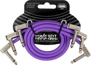 Patchkabel Ernie Ball Flex 3 Pack 30,48 cm Winkelklinke - Winkelklinke Patchkabel