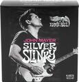 Ernie Ball John Mayer Silver Slinky Nickel Wound Electric Guitar Strings 6 Pack Corzi chitare electrice