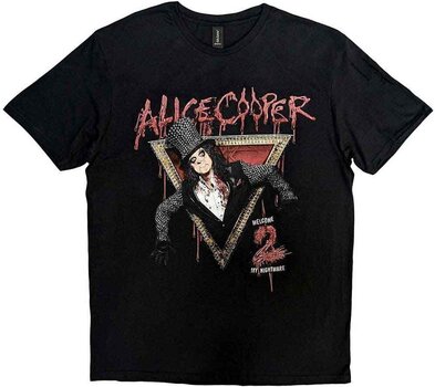 T-shirt Alice Cooper Welcome to my Nightmare Unisex Black S T-shirt - 1