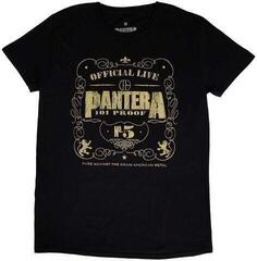 Camiseta de manga corta Pantera 101 Proof Unisex Camiseta de manga corta/Black/Short