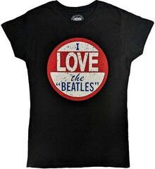 T-shirt The Beatles Vintage I Love The Beatles Black M Feminino T-shirt