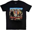 The Beatles Vintage Sgt Pepper Black 2XL Maglietta