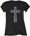 Black Sabbath Cross Black 2XL Naiste T-särk