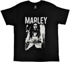 T-Shirt Bob Marley T-Shirt Black & White Unisex Black 2XL