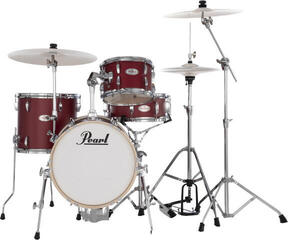 Ακουστικό Ντραμς Σετ Pearl Midtown MT564/C-D747 Matte Red Ακουστικό Ντραμς Σετ