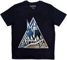 Def Leppard Triangle Logo Navy Blue M T-särk