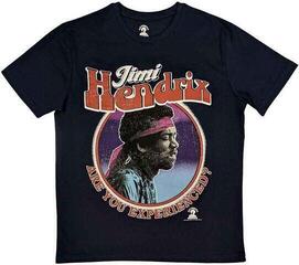 T-Shirt Jimi Hendrix Are You Experienced? Unisex T-Shirt mit kurzen Ärmeln/Navy Blue/Kurze