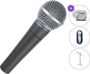 Microphone de chant dynamique Shure SM58-LCE SET Microphone de chant dynamique