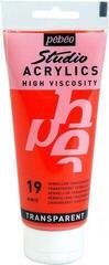 Culoare acrilică Pébéo 69.2009 Vopsea acrilică 19 Transparent Vermilion 100 ml 1 buc.