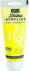 Culoare acrilică Pébéo 69.2064 Vopsea acrilică 372 Fluorescent Yellow 100 ml 1 buc.