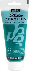 Culoare acrilică Pébéo 69.2030 Vopsea acrilică 42 Phthalocyanine Emerald 100 ml 1 buc.