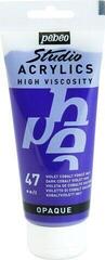 Culoare acrilică Pébéo 69.2035 Vopsea acrilică 47 Dark Cobalt Violet Hue 100 ml 1 buc.
