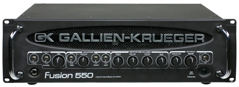 Amplificador híbrido para baixo Gallien Krueger Fusion 550