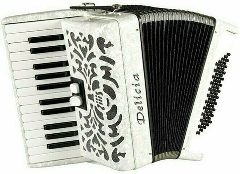 Piano accordion
 Delicia JUNIOR 24 White - 1