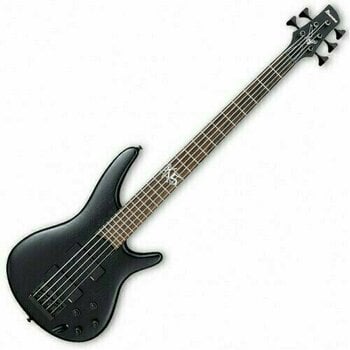 Gitara basowa 5-strunowa Ibanez K5-BKF Black Flat - 1