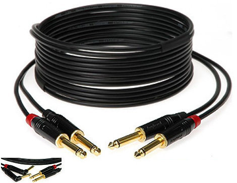 Câble pour instrument Klotz KMPR0600 Noir 6 m Droit - Angle