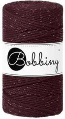 Kanap Bobbiny 3PLY Macramé Rope 3 mm 100 m Golden Burgundy Kanap
