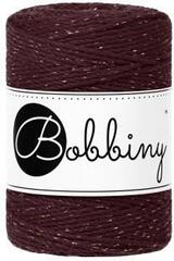 Kanap Bobbiny 3PLY Macramé Rope 1,5 mm 100 m Golden Burgundy Kanap