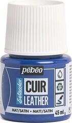 Leather/Faux leather paint Pébéo Setacolor Leather Paint 12 Ultramarine Blue 45 ml 1 pc