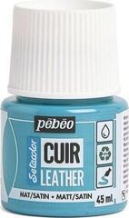 Leather/Faux leather paint Pébéo Setacolor Leather Paint 13 Turquoise Blue 45 ml 1 pc