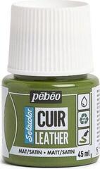 Leather/Faux leather paint Pébéo Setacolor Leather Paint 17 Khaki Green 45 ml 1 pc