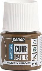 Leather/Faux leather paint Pébéo Setacolor Leather Paint 18 Espresso Brown 45 ml 1 pc