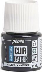 Leather/Faux leather paint Pébéo Setacolor Leather Paint 23 Extrem Black 45 ml 1 pc