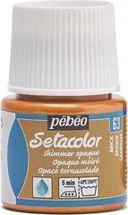 Barva za tekstil Pébéo Setacolor Barva za tkanine 63 Brick 45 ml 1 kos