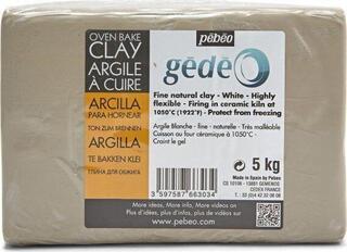 Professional Modelling Clay Pébéo 69.8432 Professional Modelling Clay White 5 kg