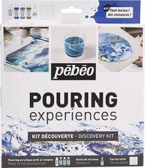 Culoare acrilică Pébéo Pouring Experiences Discovery Kit 4 x 59 ml