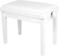 Sgabello per pianoforte in legno Pianonova HY-PJ023 Sgabello per pianoforte in legno White Gloss