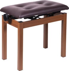 Wooden piano stool Korg PC-400-PB Wooden piano stool Poetic Brown