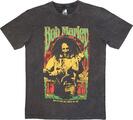 Bob Marley 1978 Stone Wash Charcoal Grey S Camiseta de manga corta