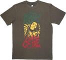 Bob Marley One Love Gradient Stone Wash Green XL T-särk