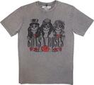 Guns N' Roses Hell Group Stone Wash Grey L T-särk