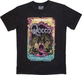 Majica Queen A Night At The Opera Tour '76 Stone Wash Unisex Majica s kratkimi rokavi/Black/Kratki