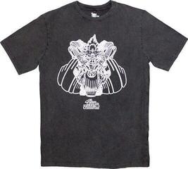 T-Shirt Thin Lizzy Rocker Stone Wash Unisex Charcoal Grey