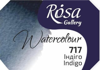Akvarelová barva Rosa 343717 Akvarelová barva 717 Indigo 2,5 ml 1 ks
