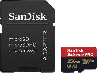 Memory Card SanDisk Extreme PRO microSDXC 256 GB Micro SDXC 256 GB Memory Card