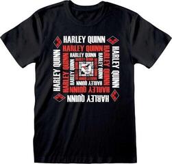Skjorta Batman Square Harley T-shirt med korta ärmar/Black/Kort