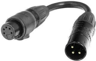 Kablar för DMX-lampor Accu Cable 3-pin M to 5-pin FM IP65 Kablar för DMX-lampor