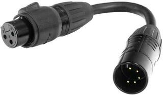 Kablar för DMX-lampor Accu Cable 5-pin M to 3-pin FM IP65 Kablar för DMX-lampor