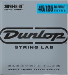 Struny pre 5-strunovú basgitaru Dunlop DBSBNFF45125 Bass Super Bright Nickel Fan-Fret Set Struny pre 5-strunovú basgitaru