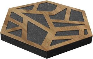Absorbeeriv vahtpaneel Mega Acoustic HoneyFoamPRO 5 cm Burnt Oak