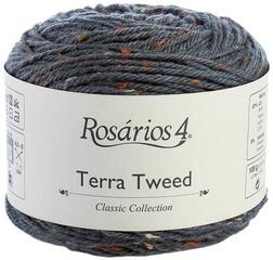 Pletací příze Rosários 4 Terra Tweed 5 Denim Pletací příze