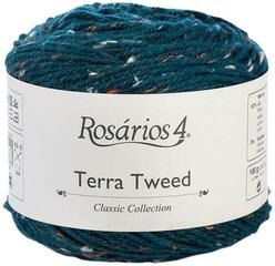 Pletací příze Rosários 4 Terra Tweed 19 Blue Pletací příze