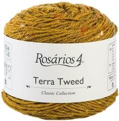 Pletací příze Rosários 4 Terra Tweed 20 Yellow Pletací příze